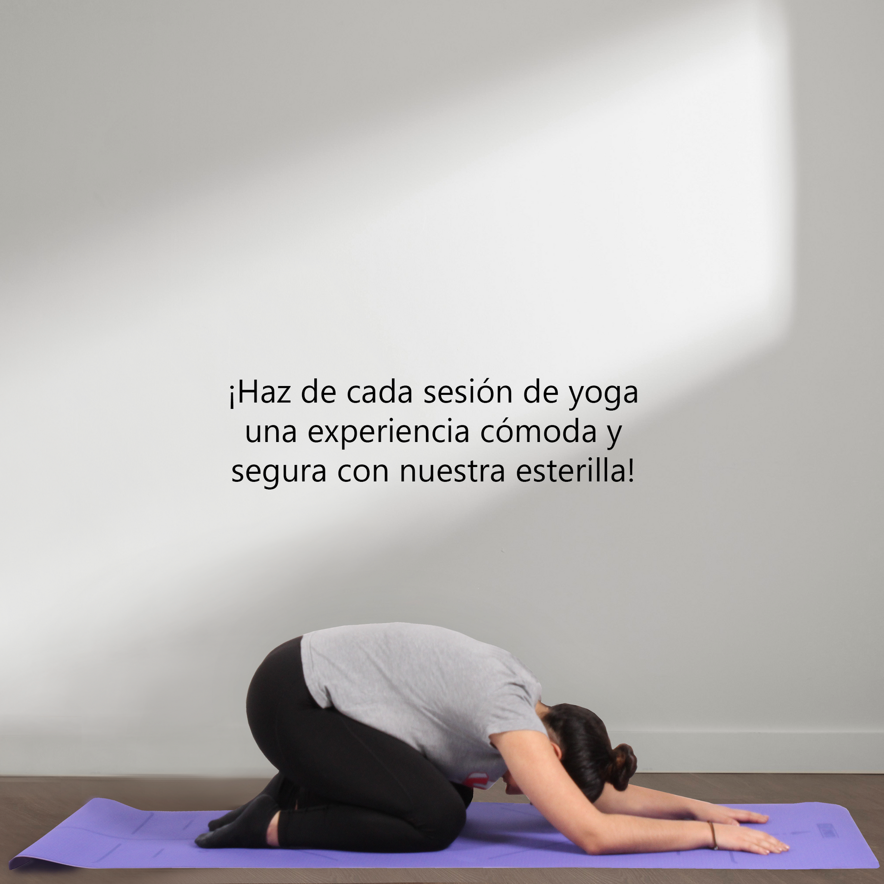 PAD CALM Black  Mini esterilla de yoga para reforzar apoyos – Yogimi