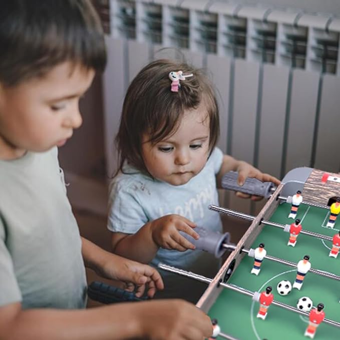Calma Dragon Futbolín de Madera para Niños y Adultos: Diversión Asegurada,  Soccer Table, Metegol, Incluye 2 Pelotas (70 x 36 x 64 cm)
