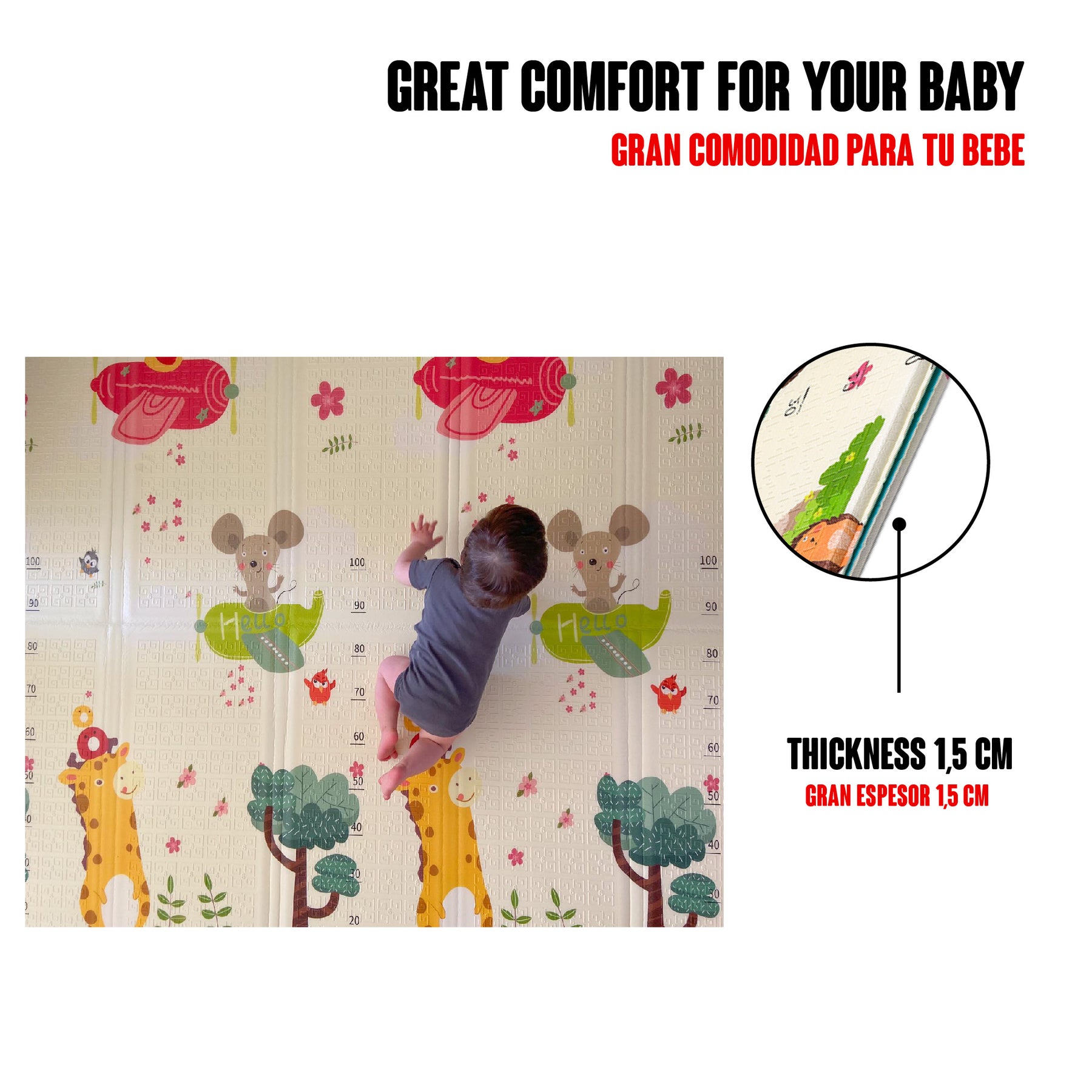 Acomoda Textil – Alfombra Infantil para Colorear 120x200 cm. Alfombra  Impermeable, Acolchada y Antideslizante con Rotuladores. (DIno)